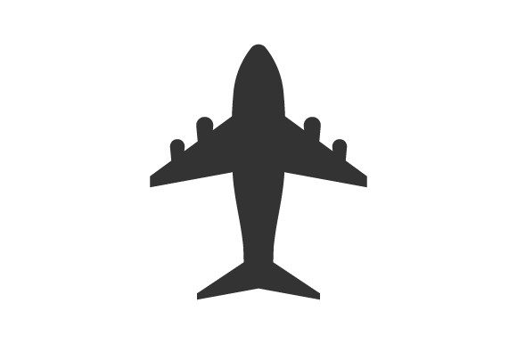 Air Plane Icon: Graphics for Local Brand Identity