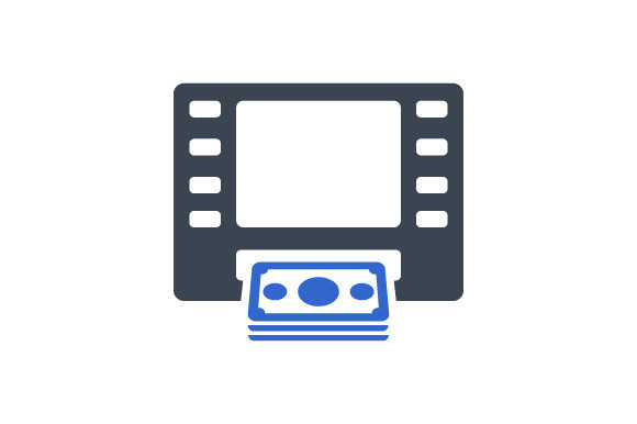 ATM Cash Withdraw Icon: Editorial Graphics Review