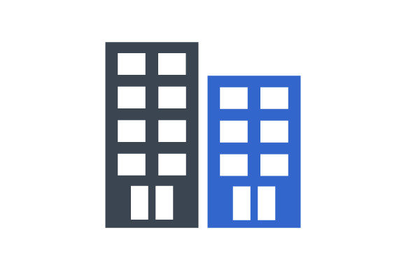Building, Apartment Icon: Graphics for Local Branding