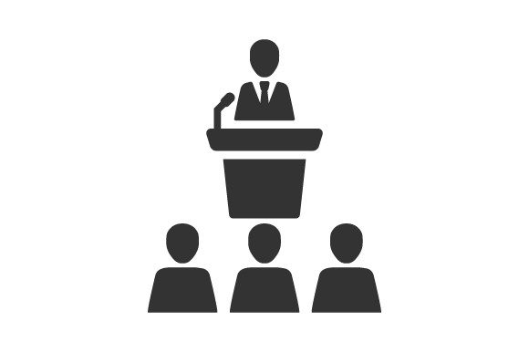 Business Conference Icon: Graphics for Digital Products