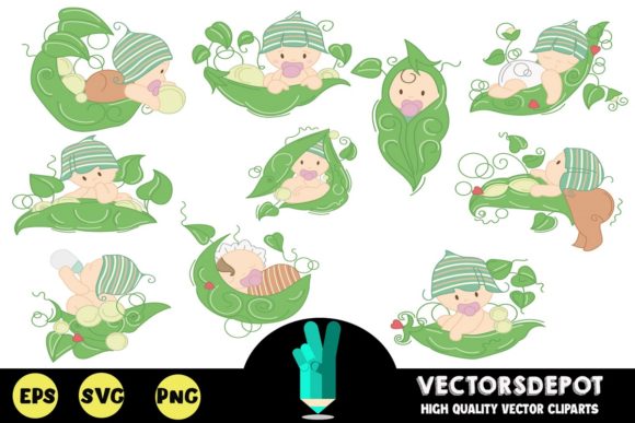 Cute Plant Babies Clipart: Graphics & Illustrations Review