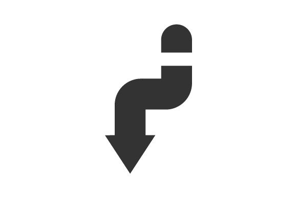 Down Direction Icon: Graphics & Icons for Crafters