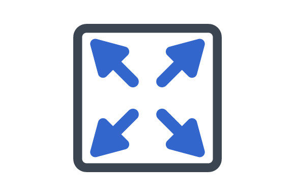 Expand, Full Screen Icon: Graphics & Icons Review