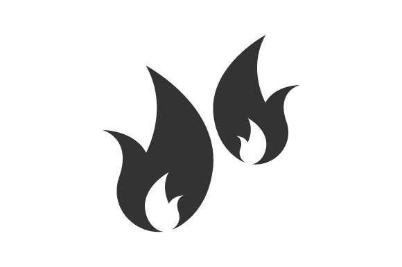 Fire Burning Icon: Graphics & Icons for Crafters