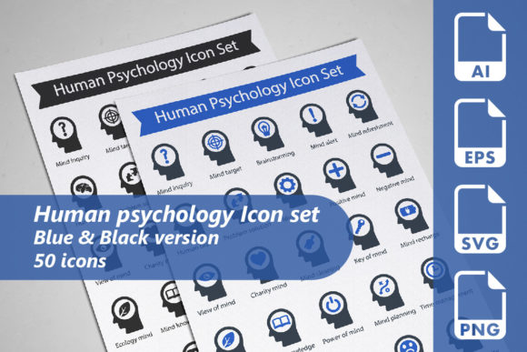 Human Psychology Icon Set: Graphics & Icons Review