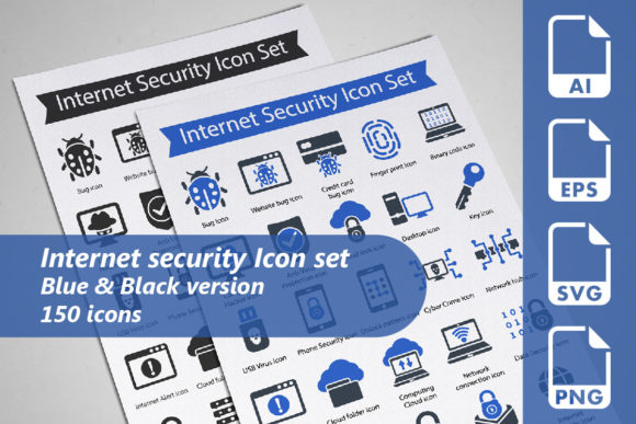 Internet Security Icon Set: An Embroidery Review