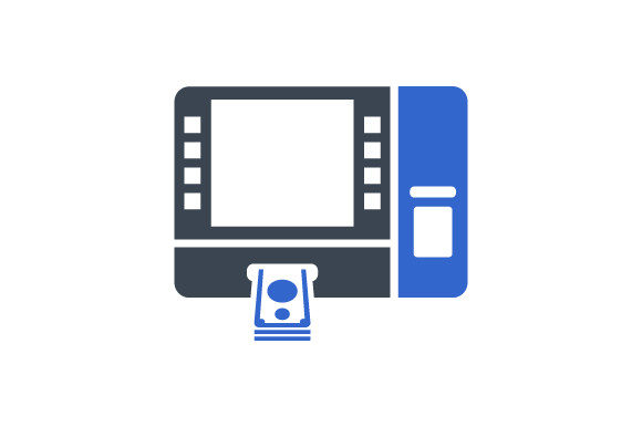 Money Withdraw Icon: Graphics for Digital Products
