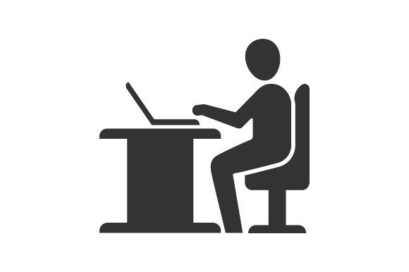 Office Working Icon: Graphics and Icons Review