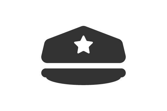 Police Hat Icon: Graphics and Icons for Crafters