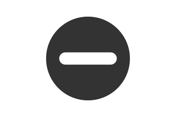 Remove, Minus Icon: Graphics & Icons for Crafters