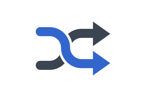Shuffle, Random Icon: Graphics & Icons for Digital Products