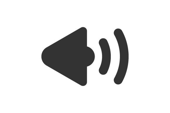 Sound Volume Icon: Graphics for Digital Products