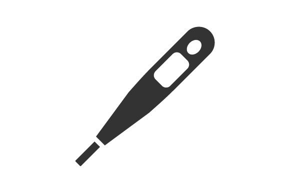 Temperature Thermometer Icon: Graphics for Crafters